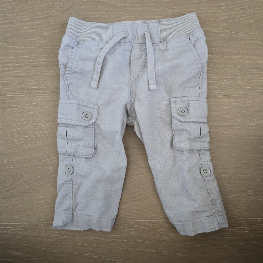 GAP Baby Casual Cargo Pants - Light Gray